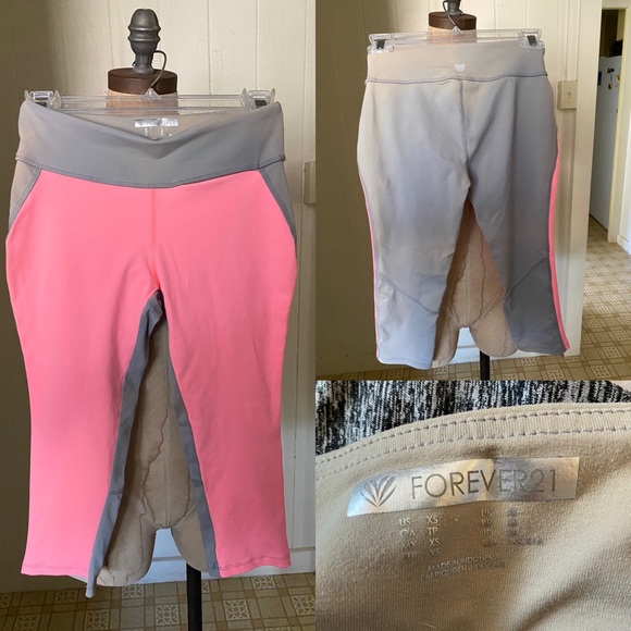 SOLD SET of 5 FOREVER 21 Active LEGGINGS sz XS S - Picture 3 of 6